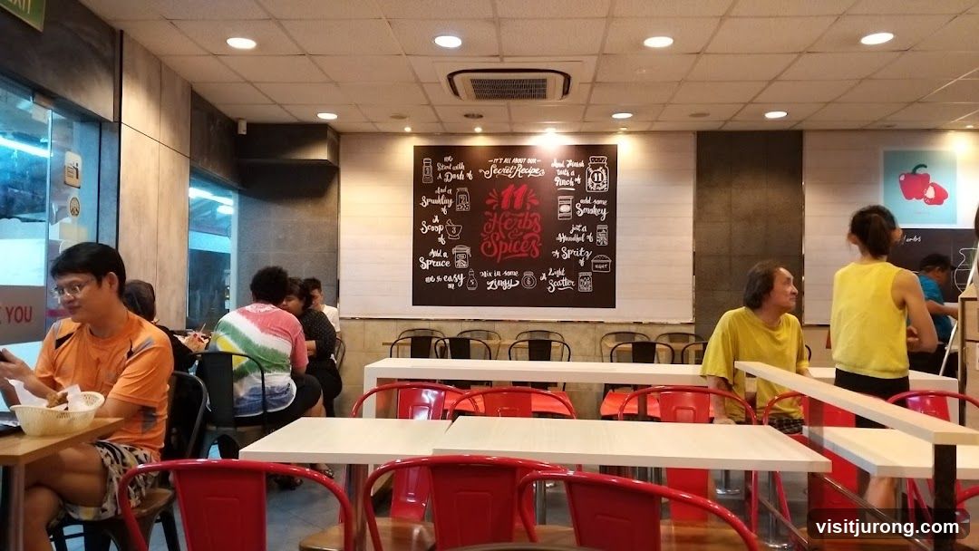 Restaurant Interior with Mural