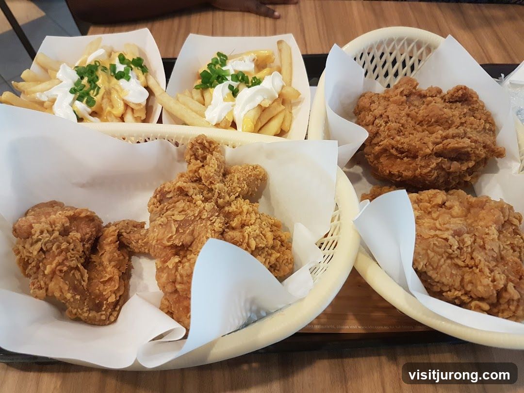 Fried Chicken and Fries