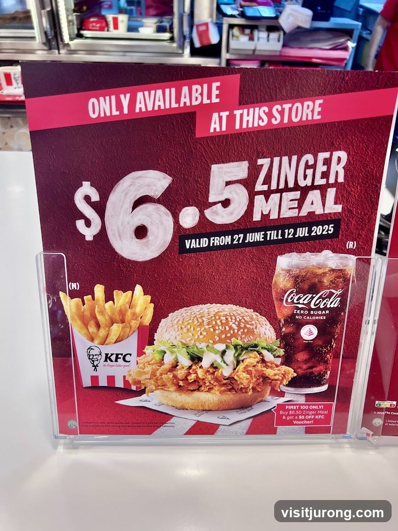 KFC Zinger Meal Promotion
