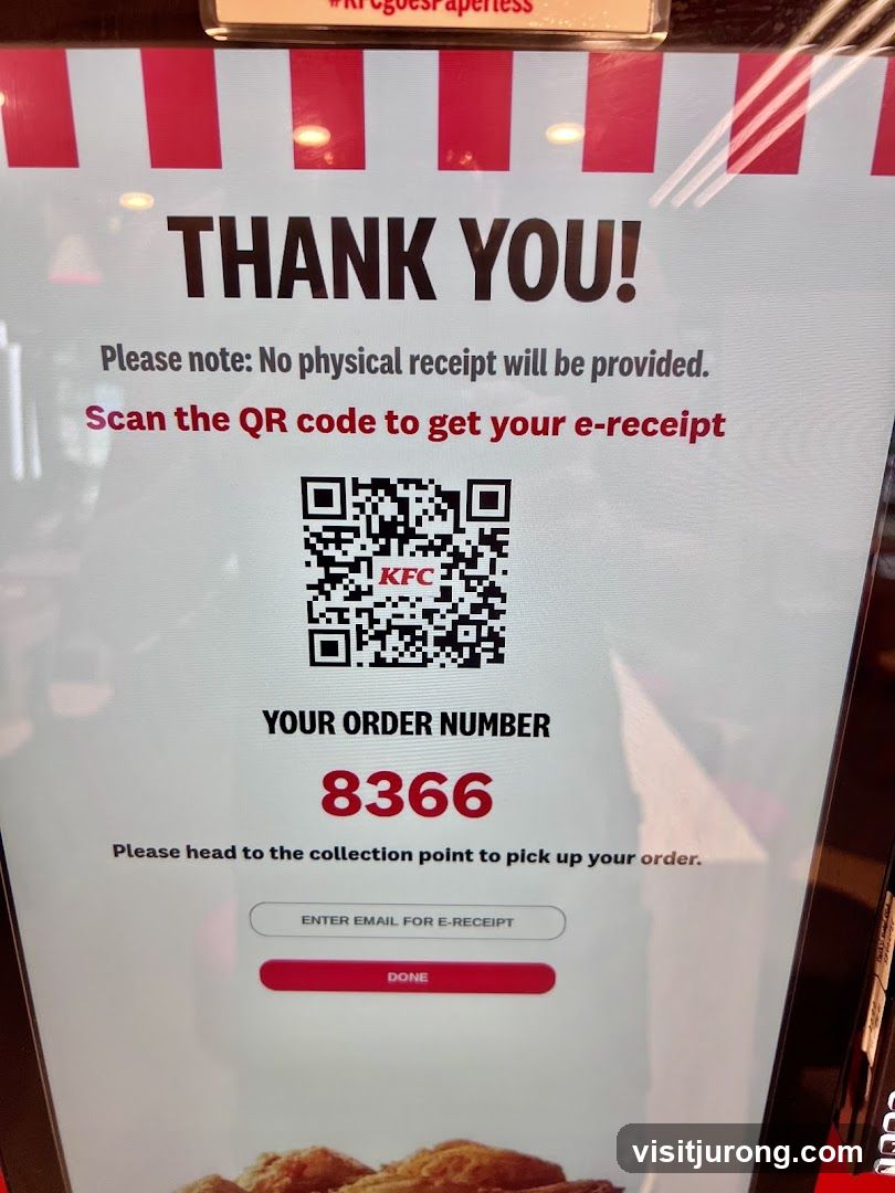 Order Confirmation Screen