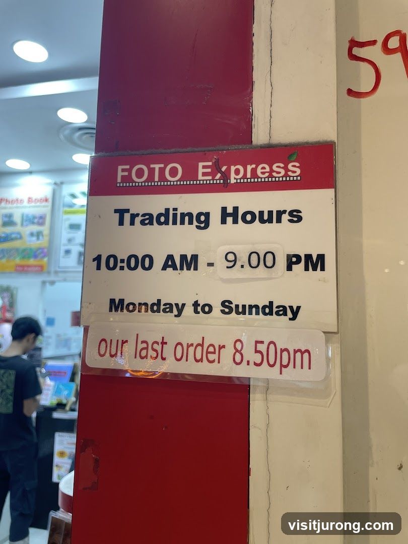 Trading Hours Sign