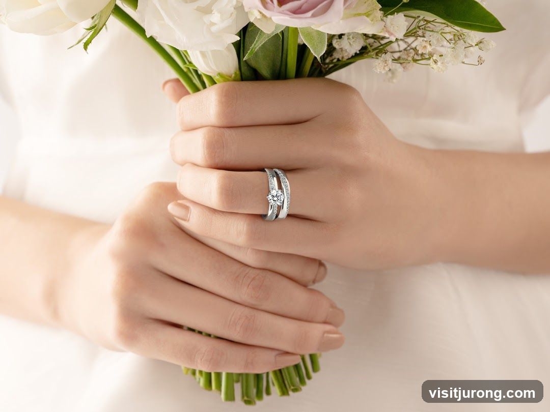 Wedding Rings and Bouquet