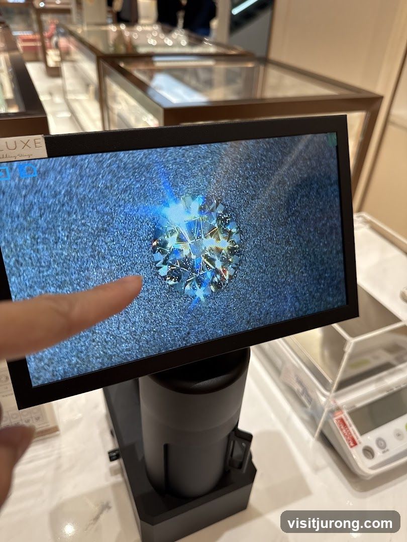 Diamond Magnification Display