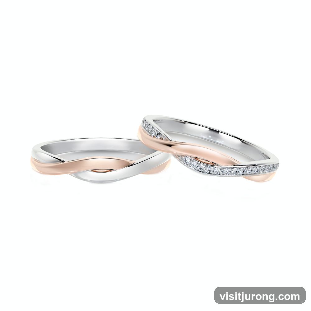 Two intertwined rings