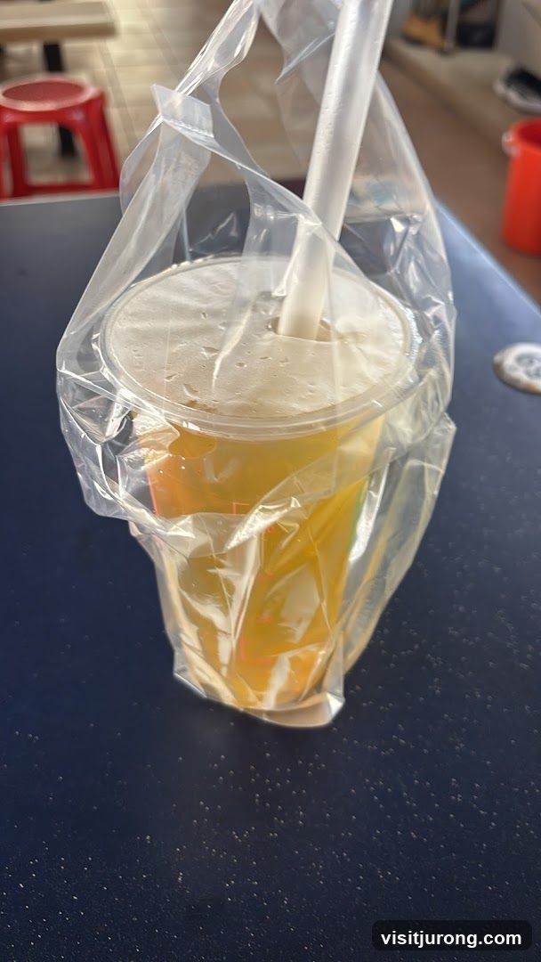 Beverage in a Plastic Bag