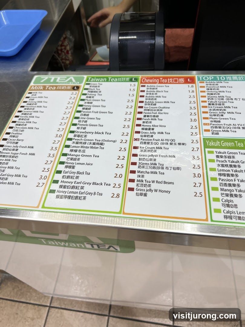 7TEA Menu