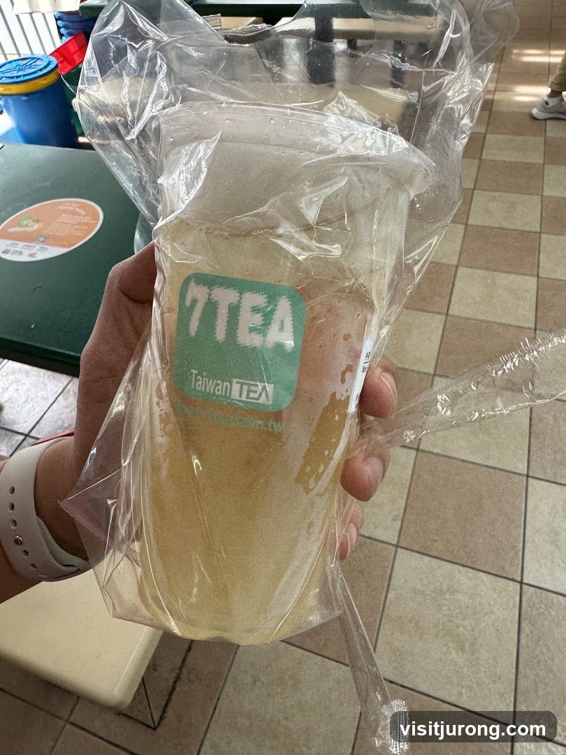 Beverage in Plastic Bag