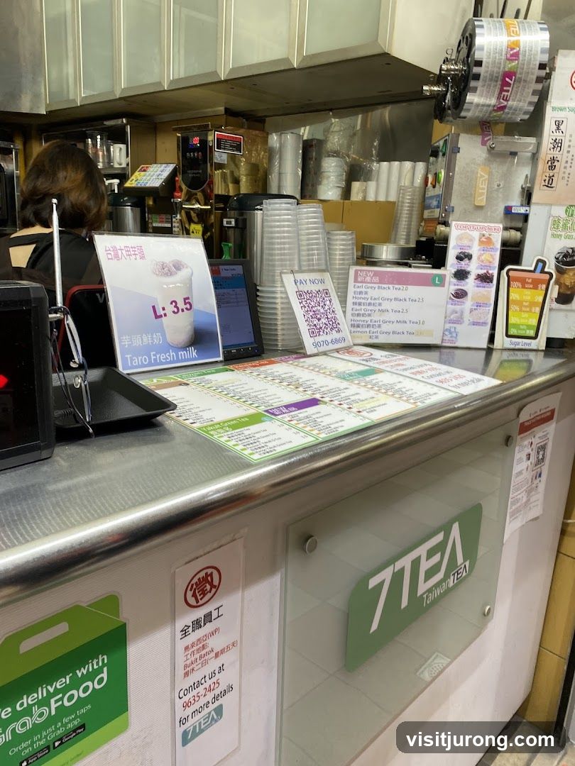 Bubble Tea Shop Counter