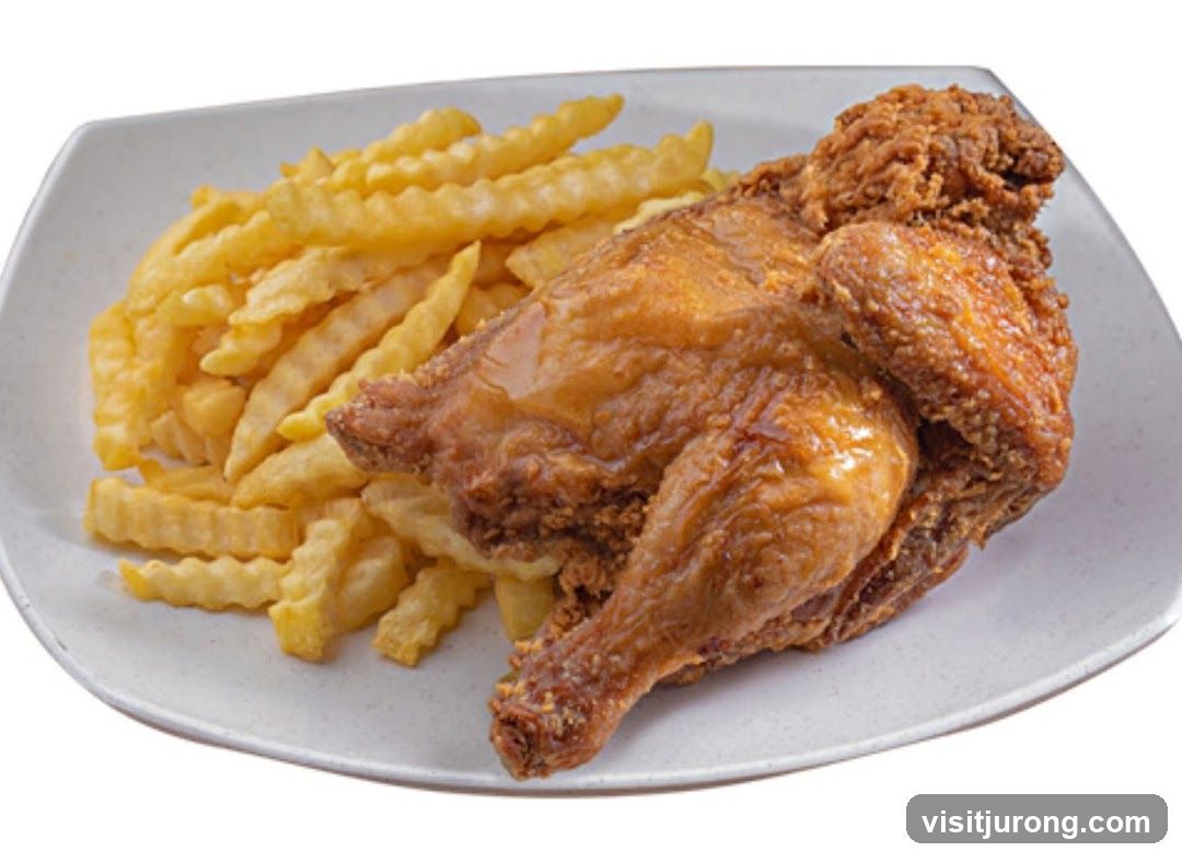 Fried Chicken and Fries
