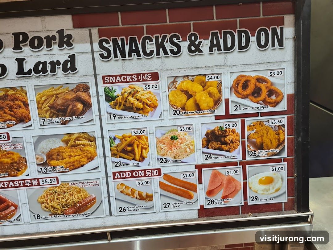 SNACKS & ADD ON