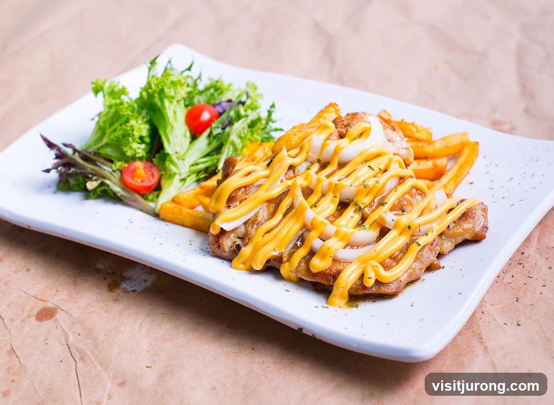Chicken with Fries and Salad