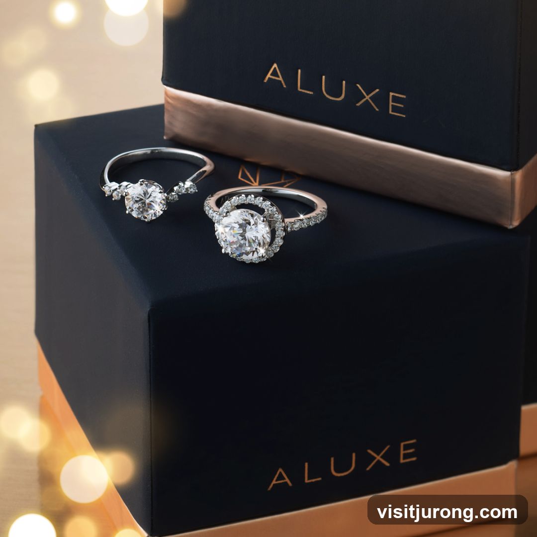 Diamond Rings on Branded Boxes