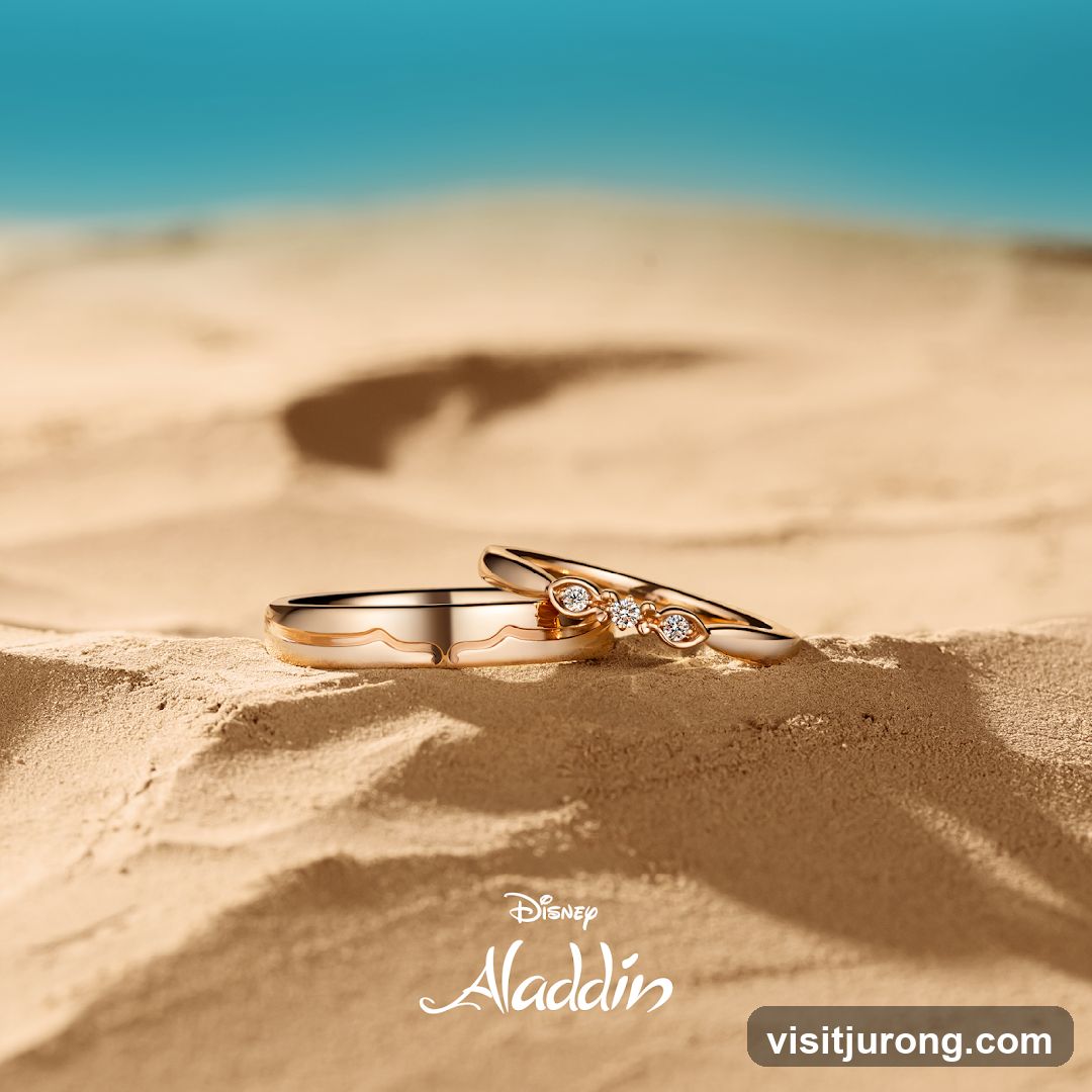 Disney Aladdin Wedding Rings