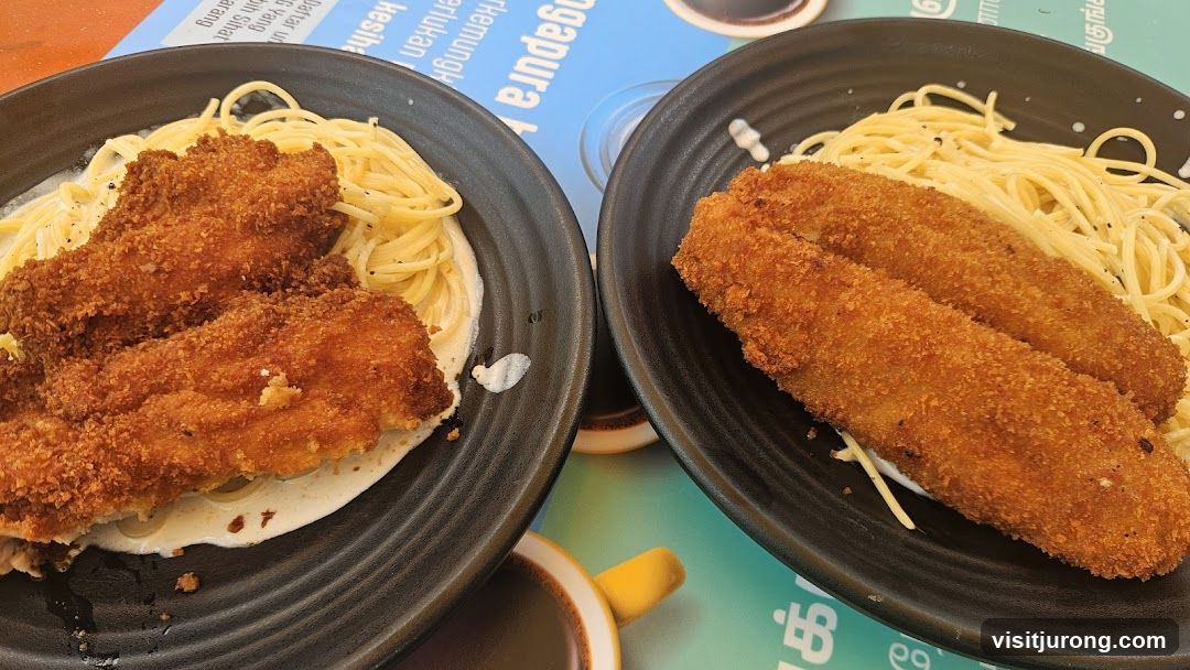 Fried Fish and Spaghetti