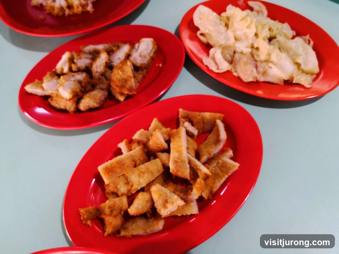 Plates of Fried Food