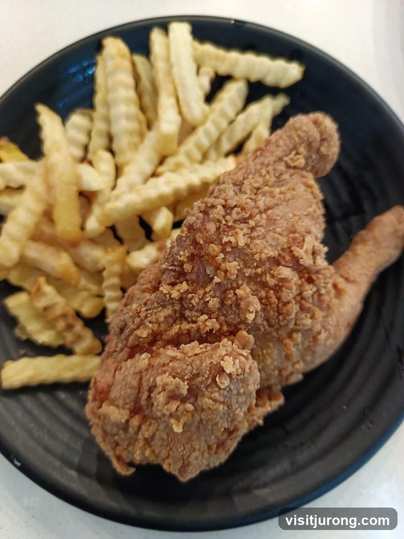 Fried Chicken and Fries