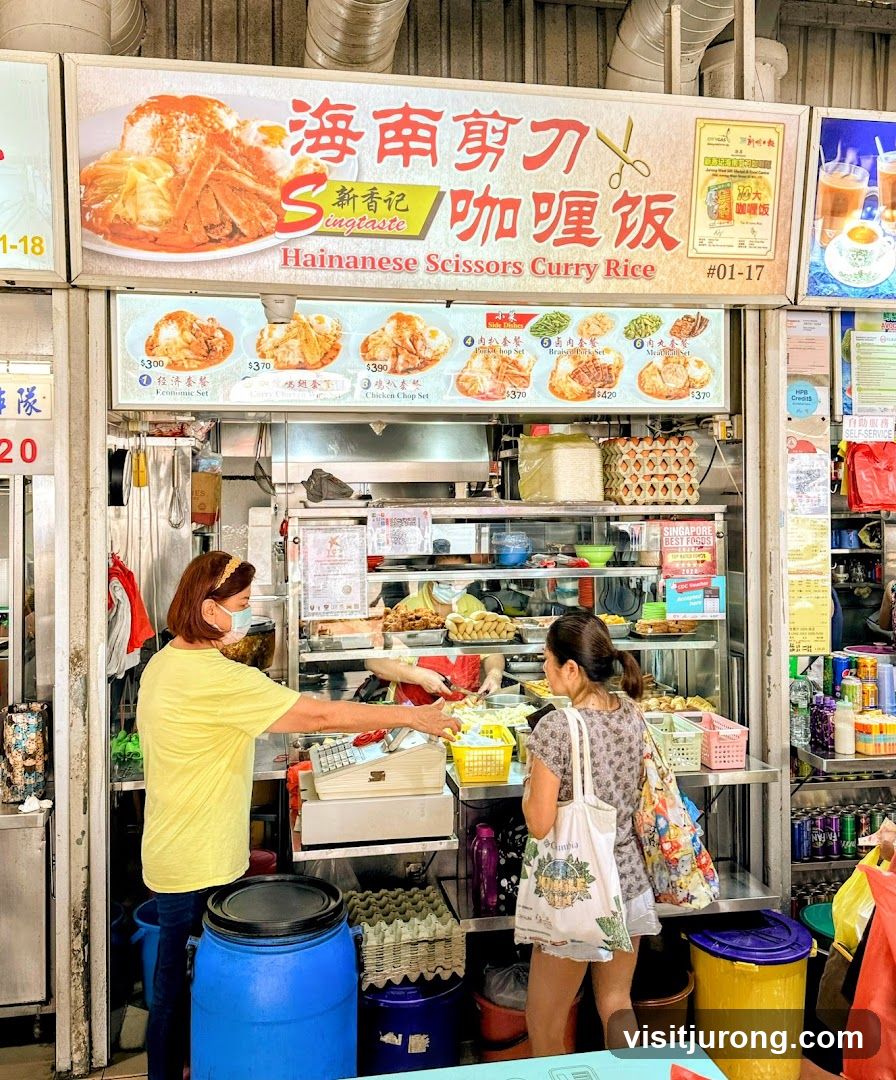 Hainanese Scissors Curry Rice Stall