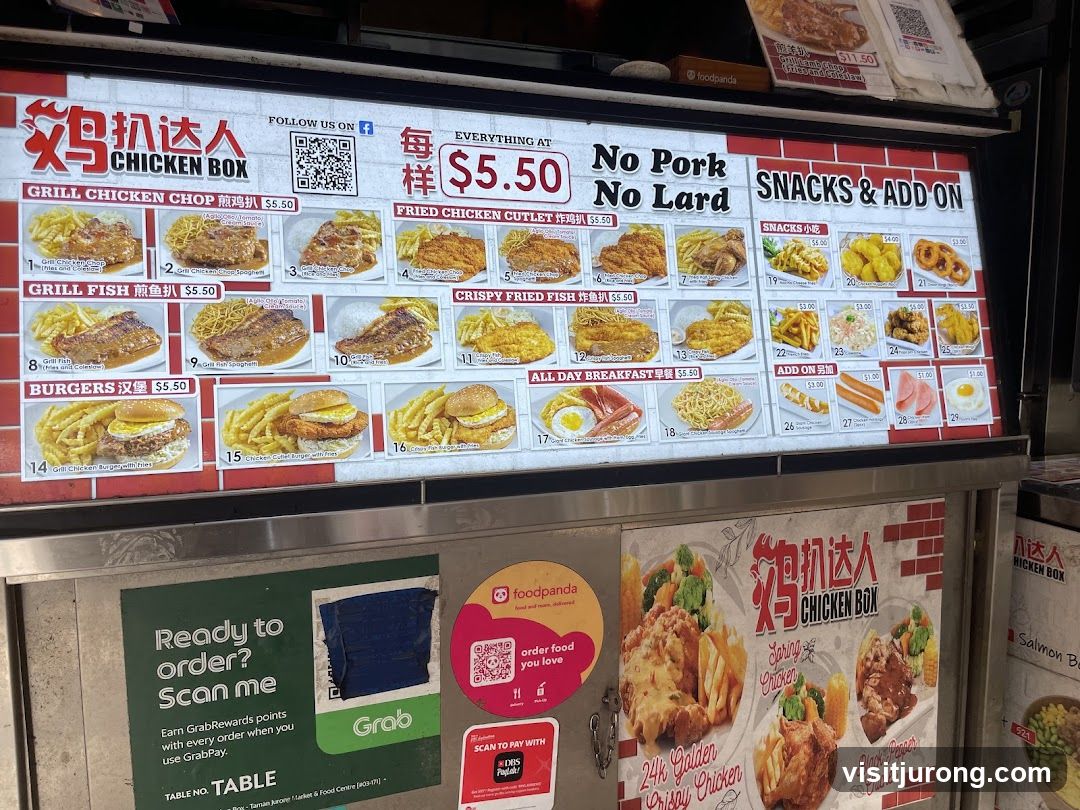 Chicken Box Menu