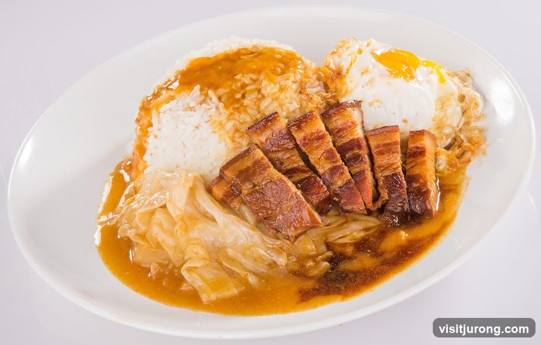 Roast Pork Belly Rice with Fried Egg