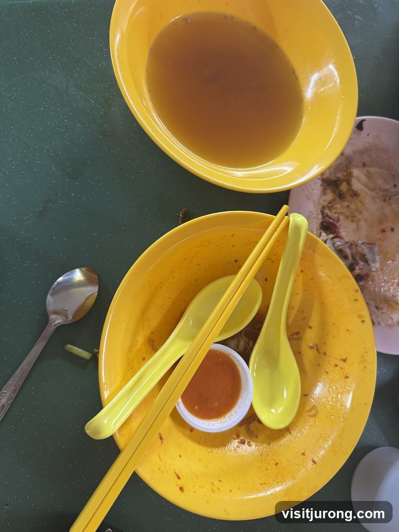 Leftover Food on Table