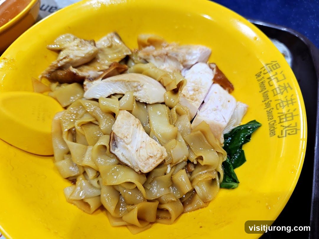 Soy Sauce Chicken Noodles