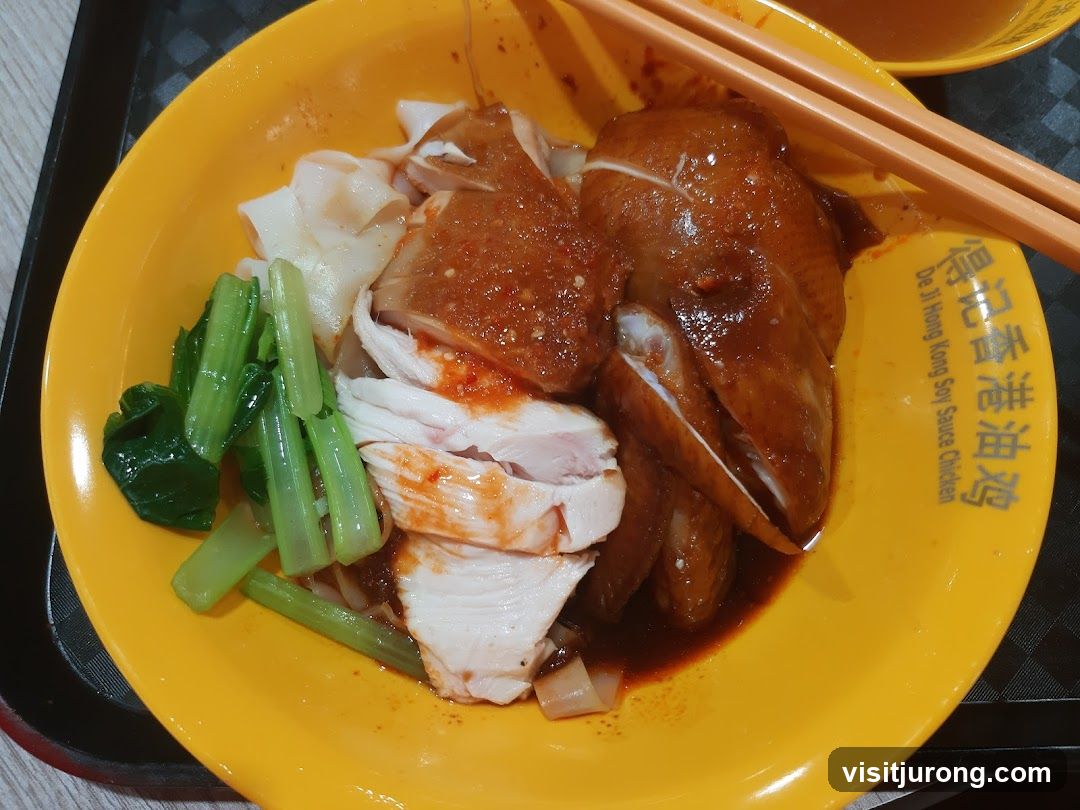 Soy Sauce Chicken with Noodles