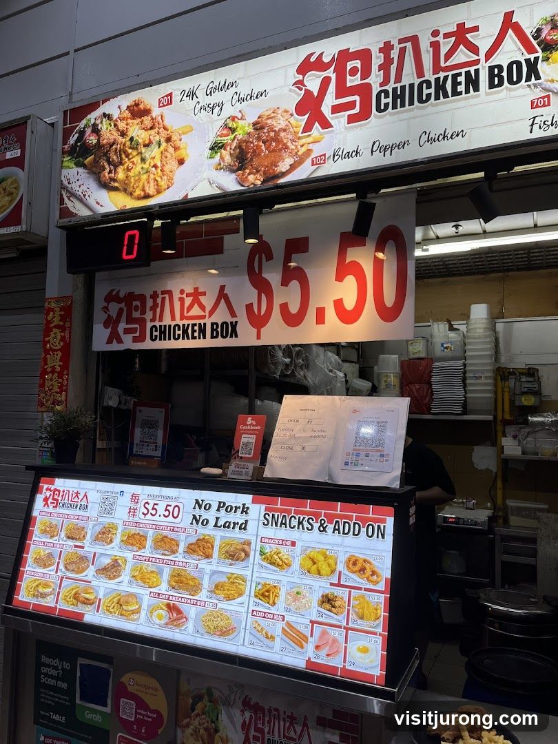Chicken Box Menu