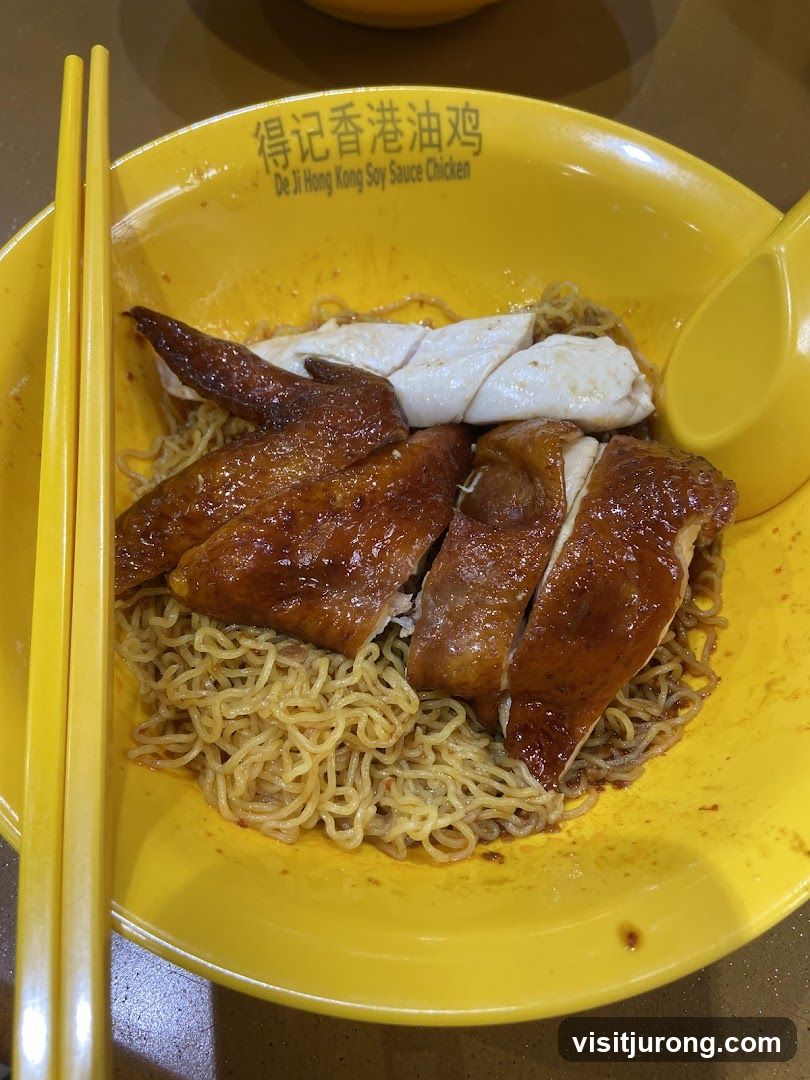 Soy Sauce Chicken Noodles