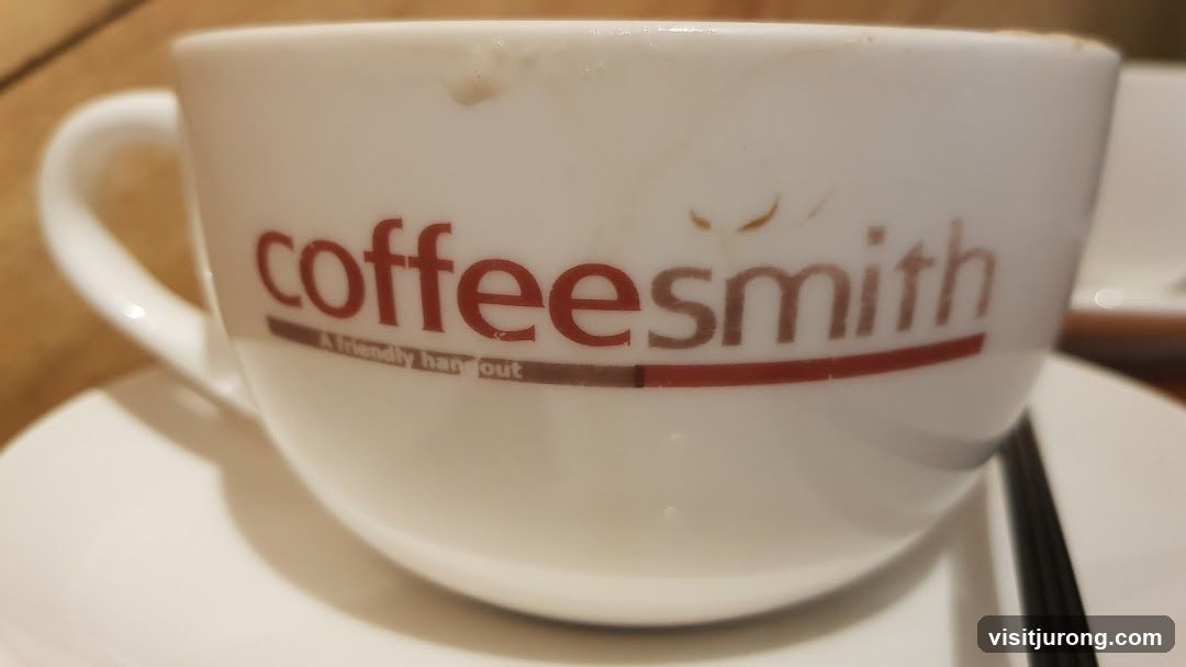 Coffee cup with logo