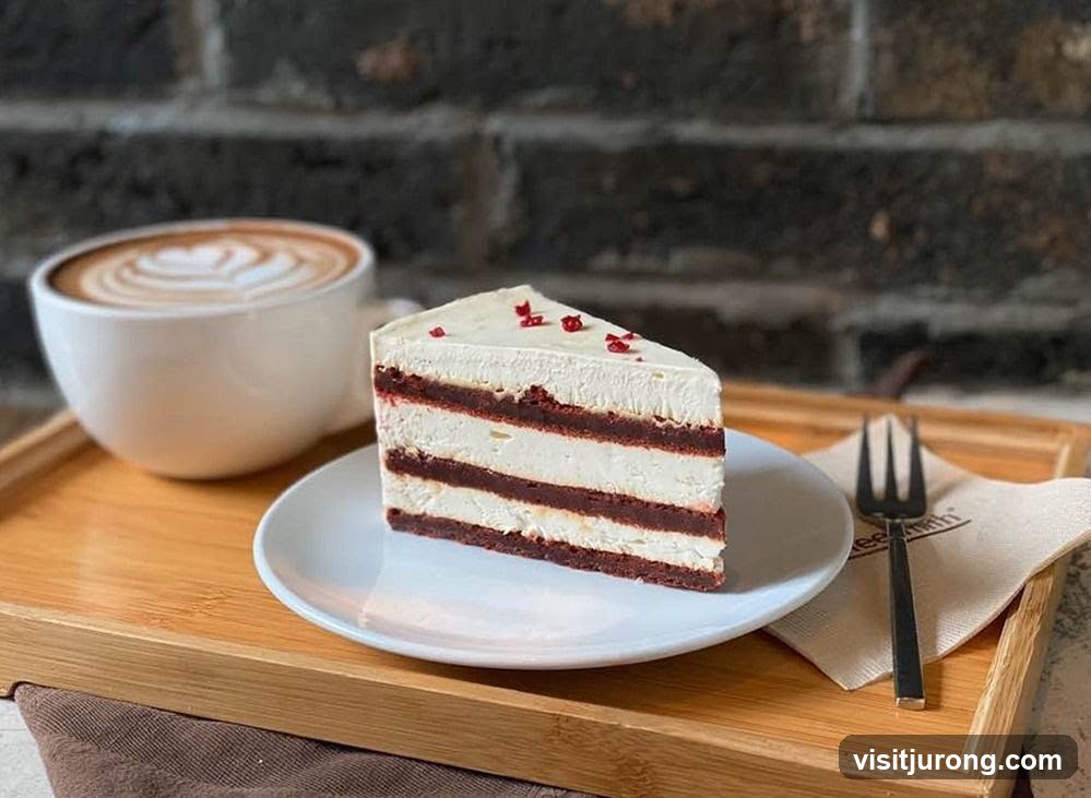 Red Velvet Cake and Latte