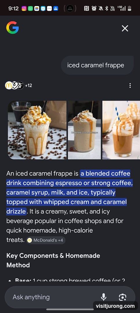 Iced Caramel Frappe