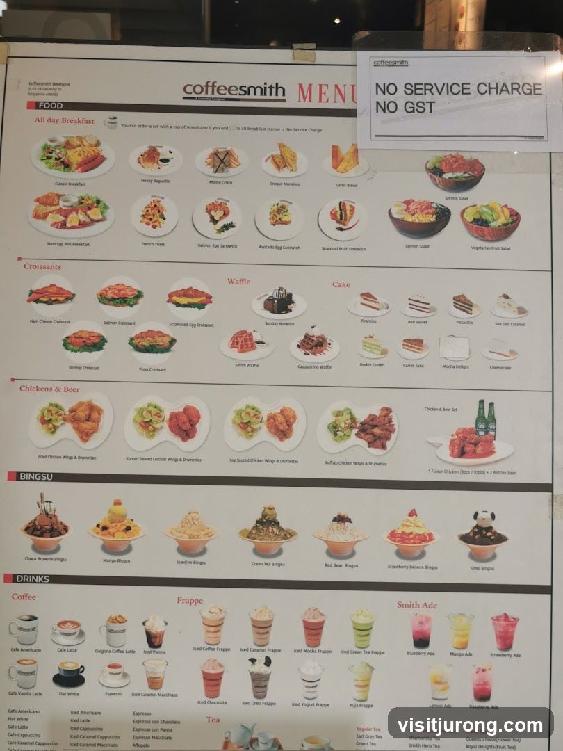 coffeesmith MENU