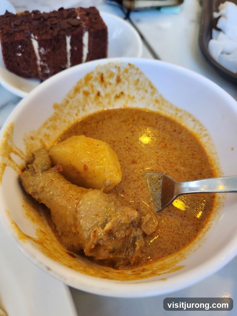 Chicken Curry and Chocolate Cake