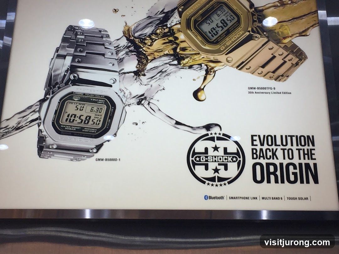 G-Shock Watch Advertisement