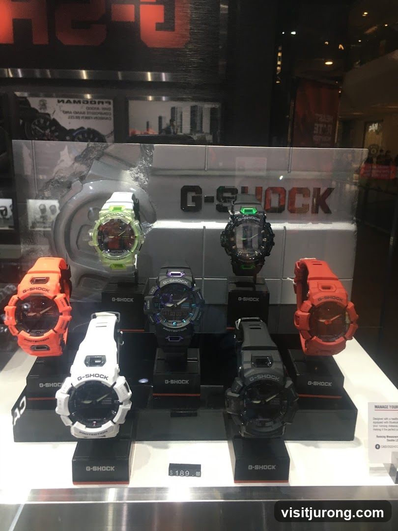 G-Shock Watches Display