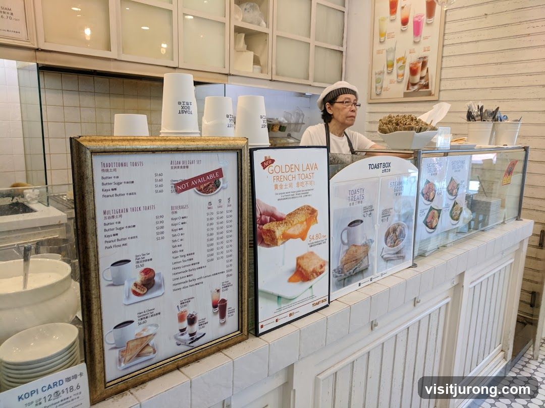 Cafe Counter with Menu Displays