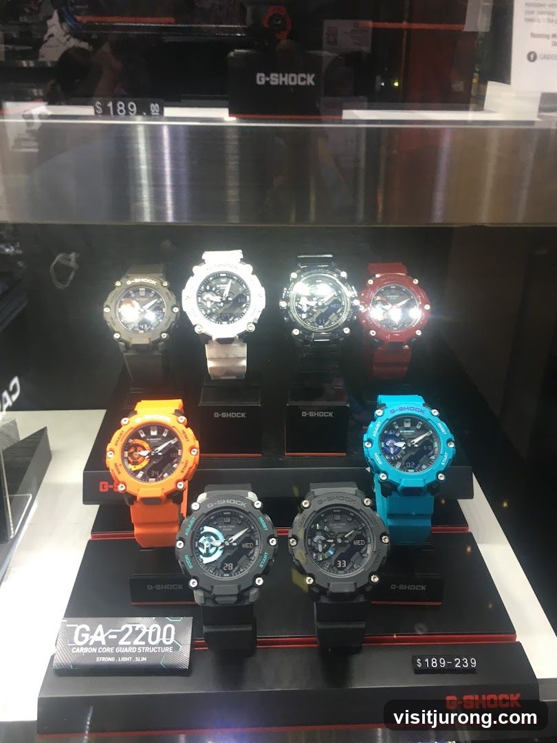 G-Shock Watches Display