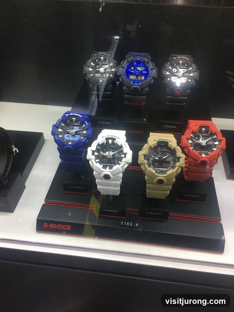 G-Shock Watches Display