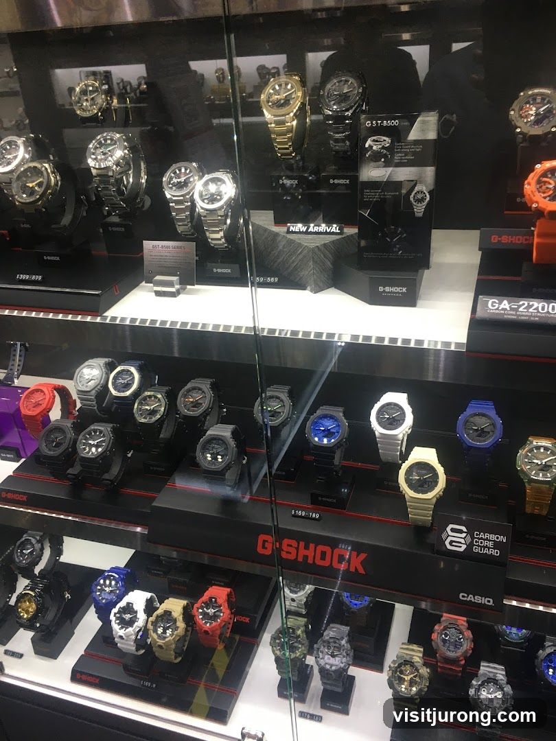 G-Shock Watches Display