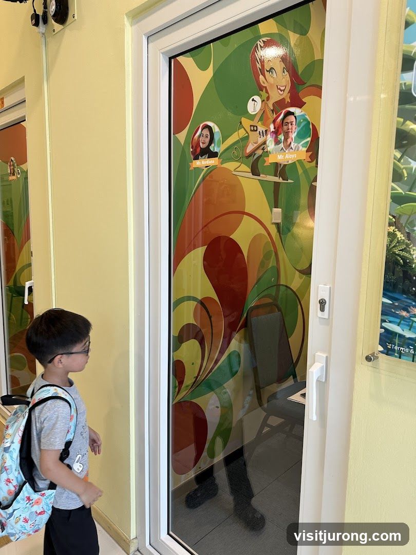 Door Decoration with Staff Photos