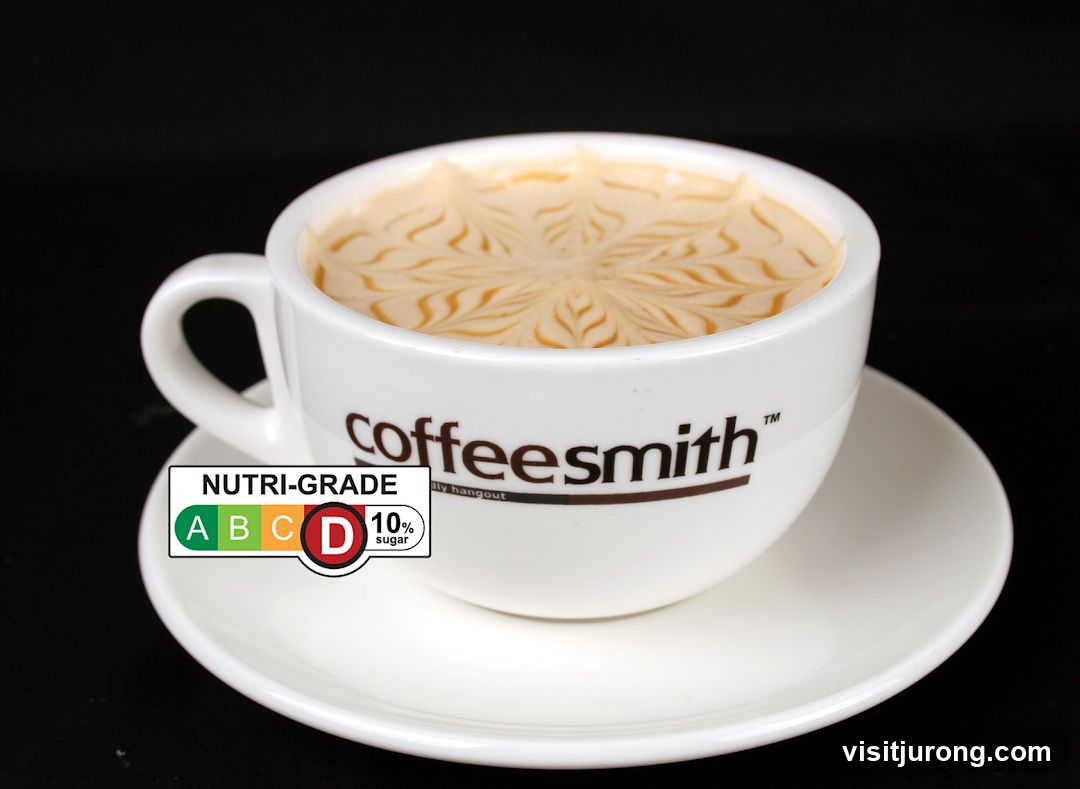 Coffee with Nutri-Grade Label