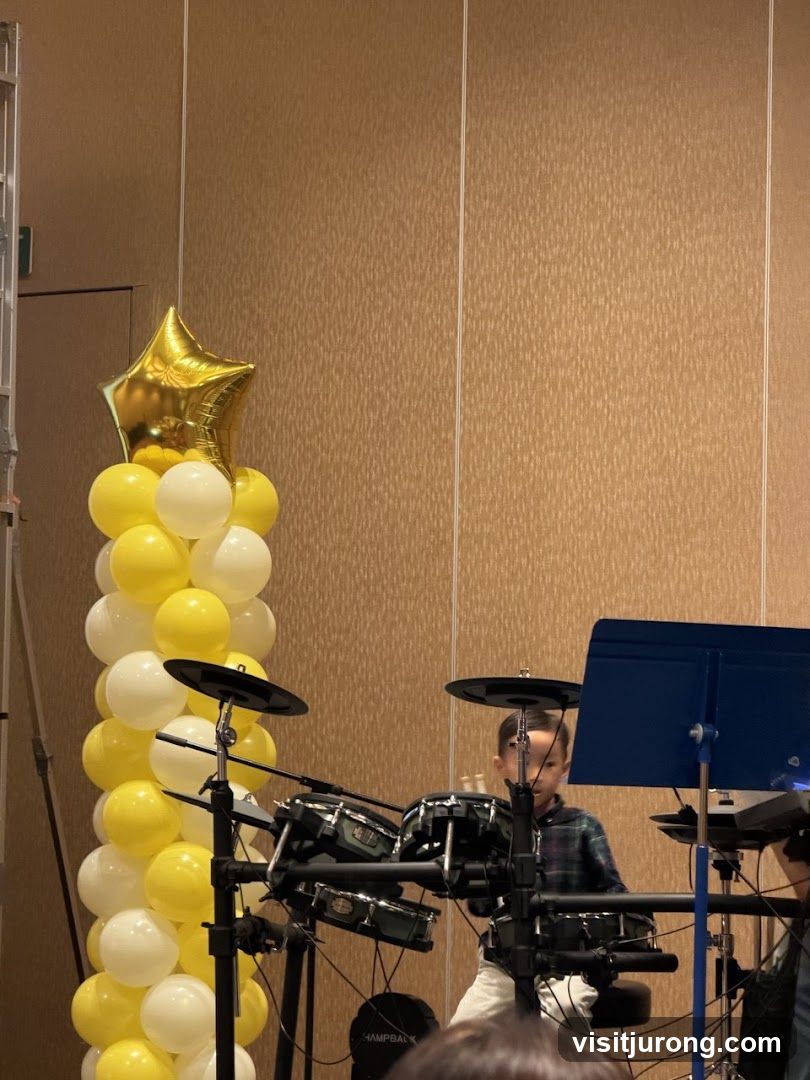 Drummer at an event
