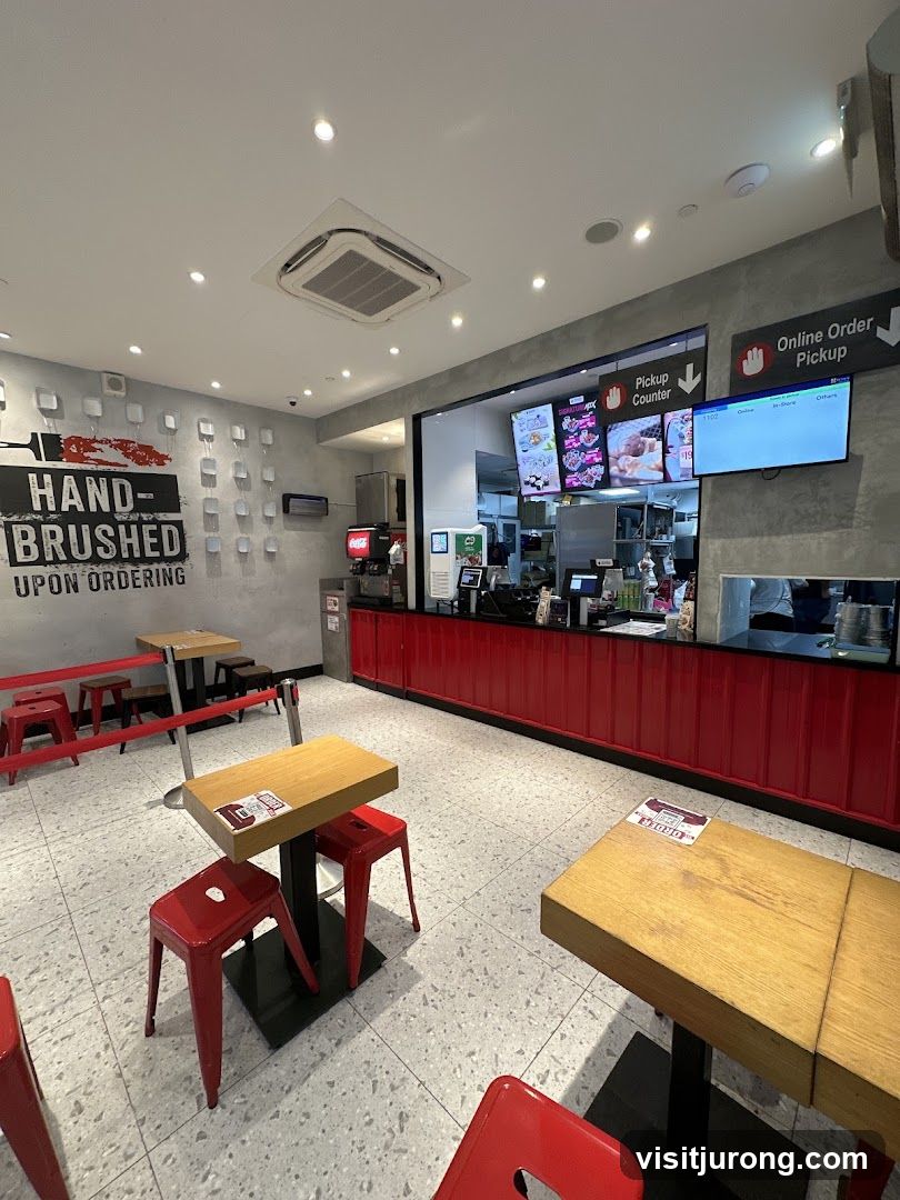Restaurant Interior with Pickup Counter
