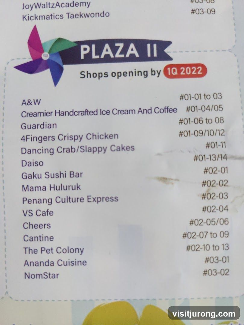 Plaza II Shops Opening by 1Q 2022