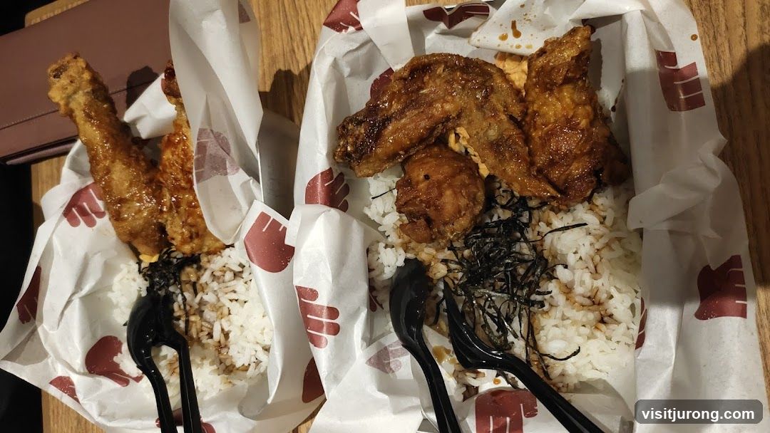 Fried Chicken and Rice