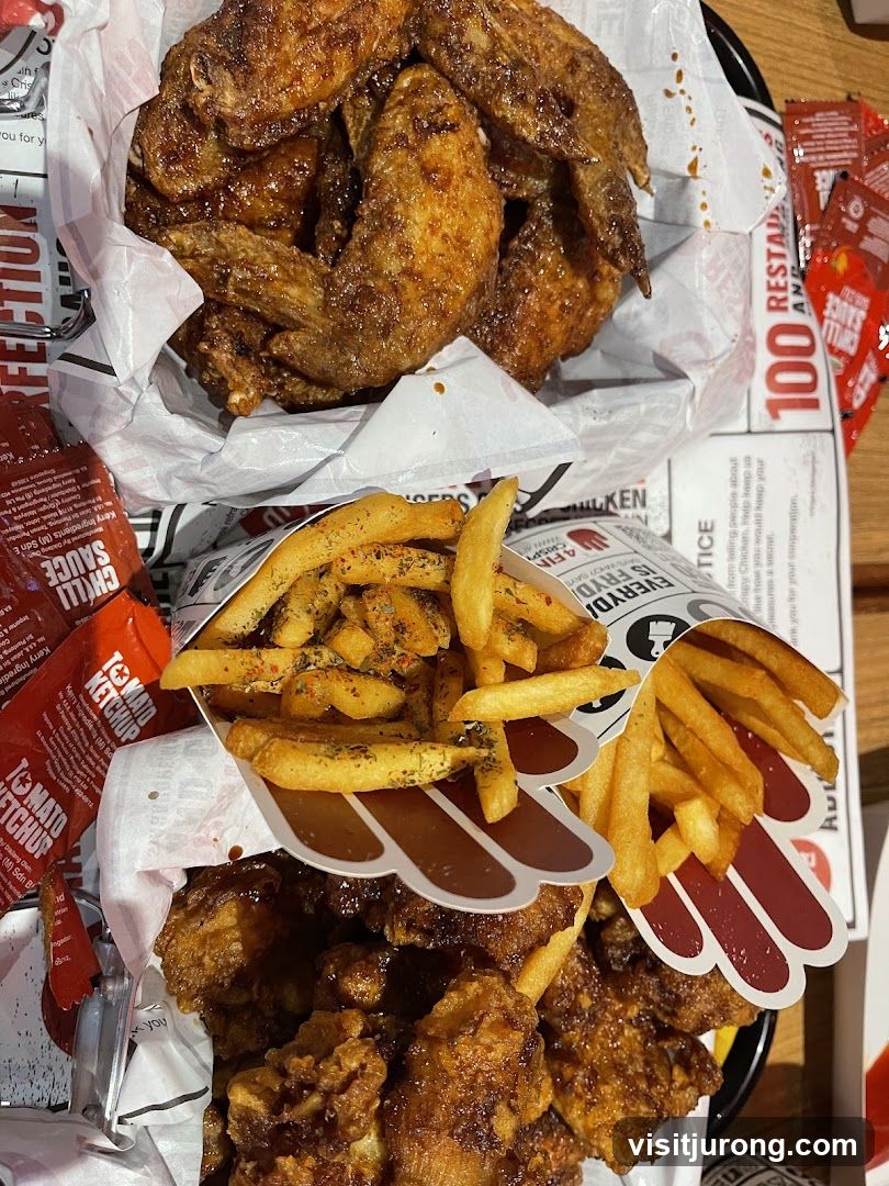 Chicken Wings and Fries