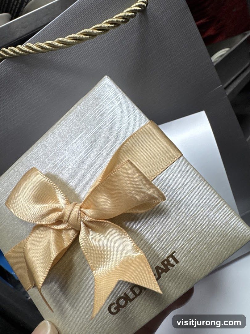 Gift box with ribbon