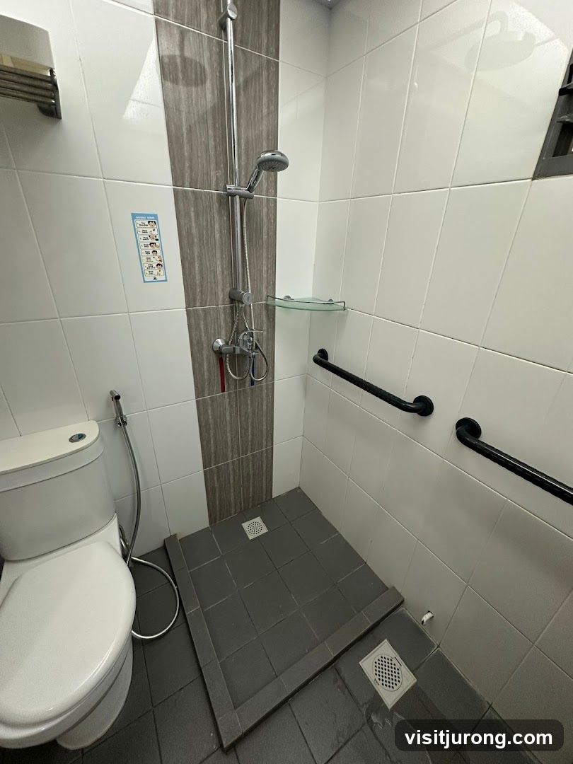 Bathroom with Shower and Toilet