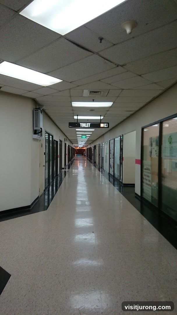 Indoor Hallway with Shops