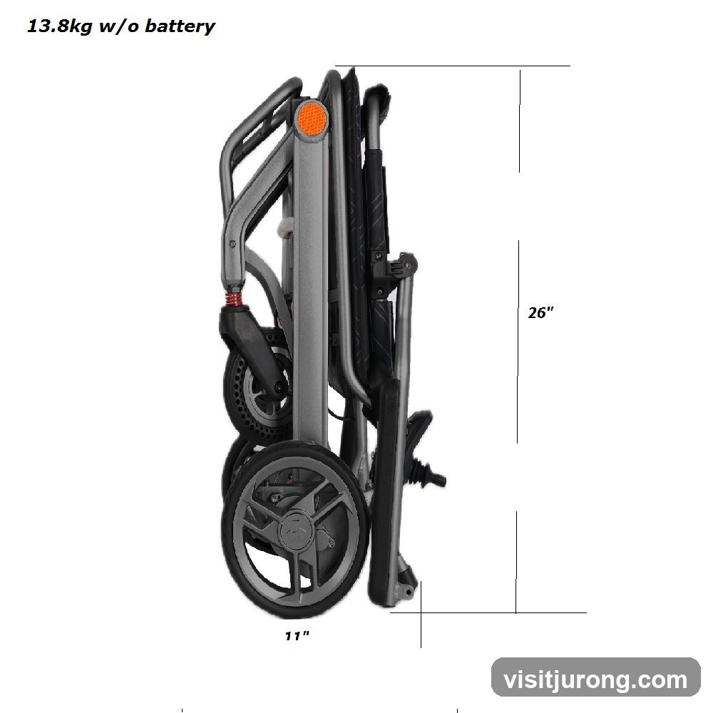 Folded Electric Wheelchair